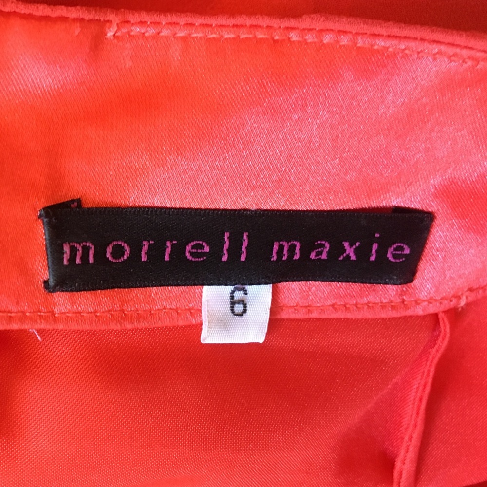 Morrell Maxie Silk Embroidered Dress Special Occasion size 6 Halter - Picture 9 of 10